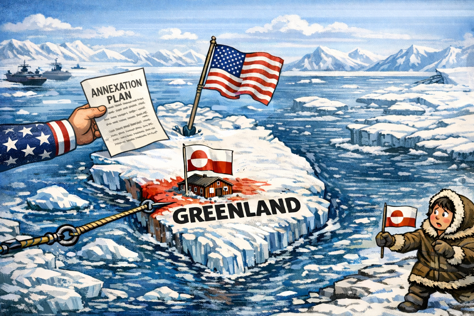 Mapa da Groenlândia